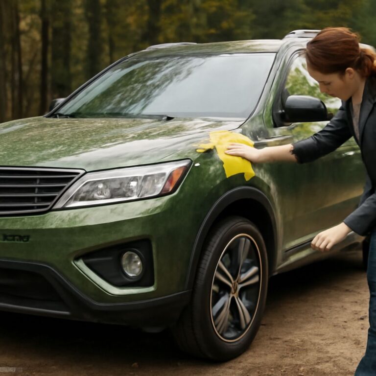 Removing Pine Sap from Car Paint: Safe Methods That Work