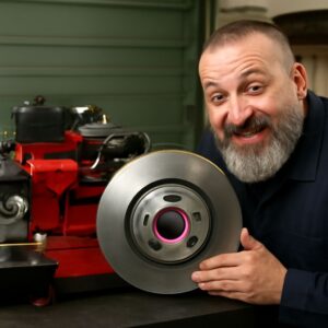 On car brake lathe and brake shoes stop a car by exerting pressure