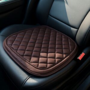 Car seat cooling pad with car seat jacket and cooling system car setup