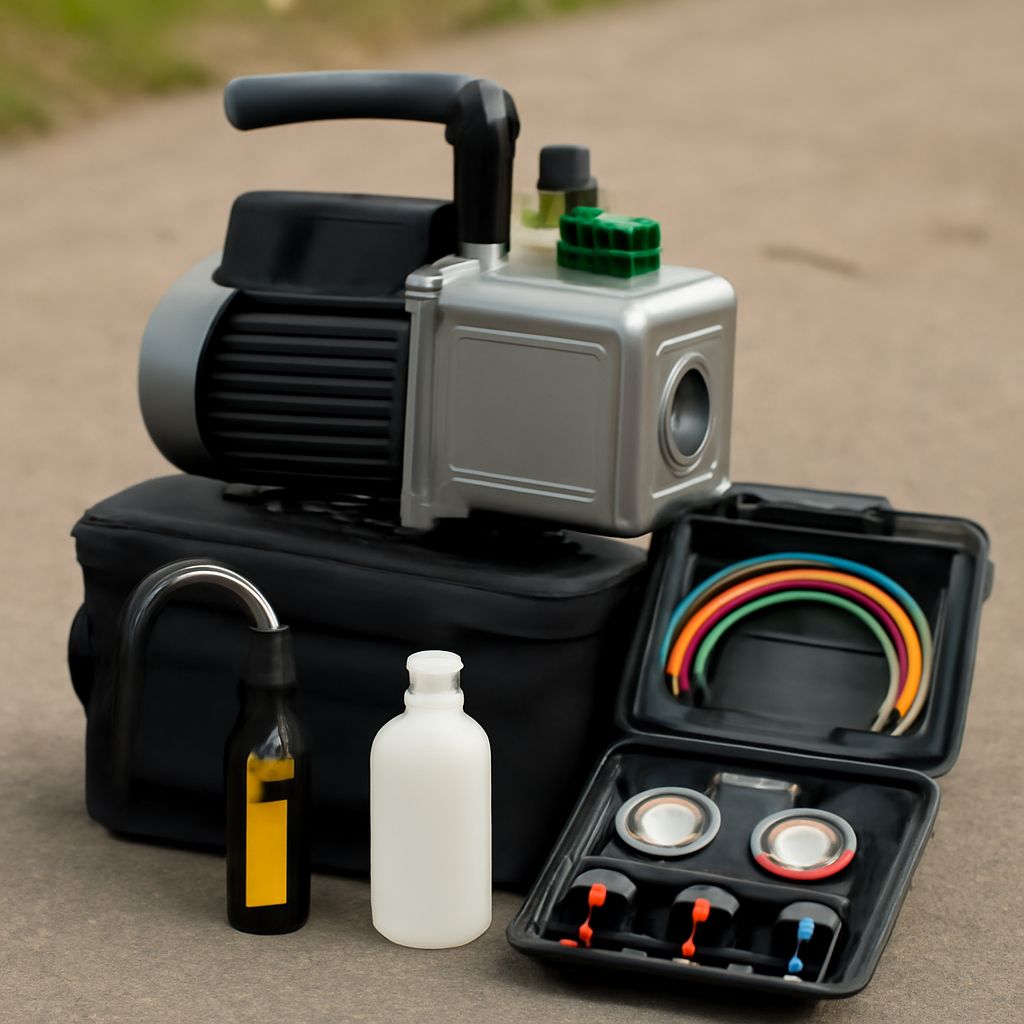 How to pull vacuum on car AC and clean evaporator