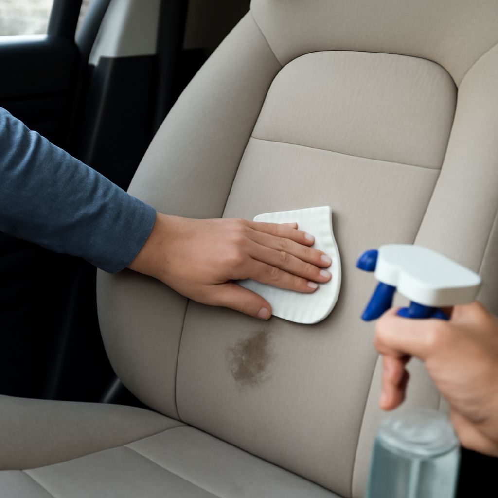 Car seat stain remover and how to clean car seats fabric yourself