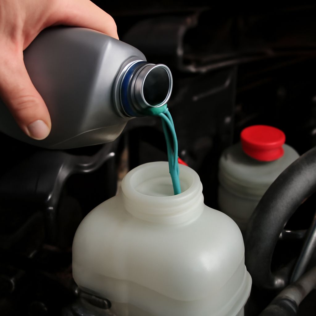 Where to put coolant in car and how to put coolant in a car