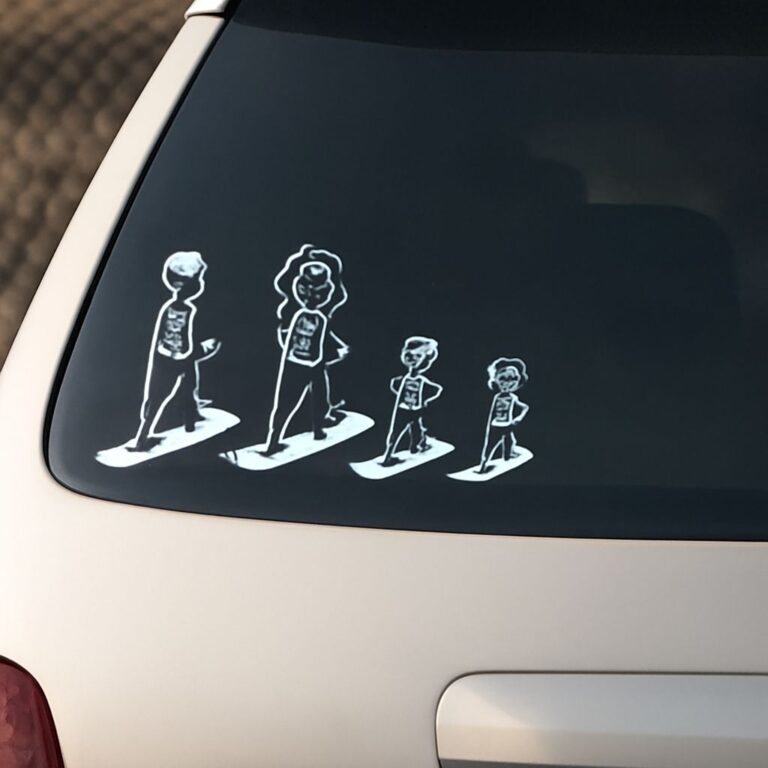 Family Car Stickers: Enhance Your Ride with Personalized Touches