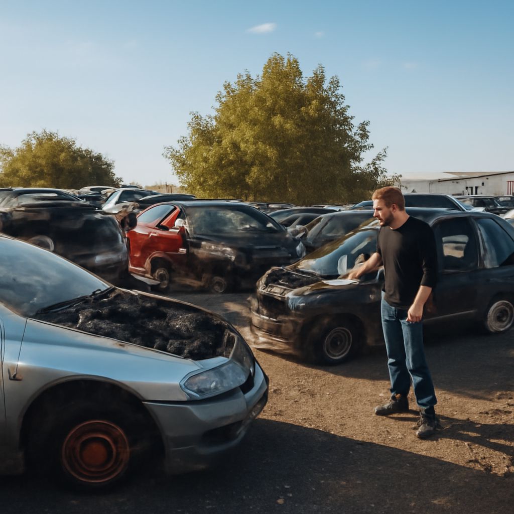 Selling a car to a junkyard: how much will they pay, and steps to follow