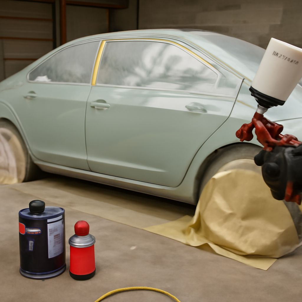 Spray paint car with custom car colors and car paint spray