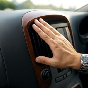 Air conditioner only works when car is moving and car only goes in reverse
