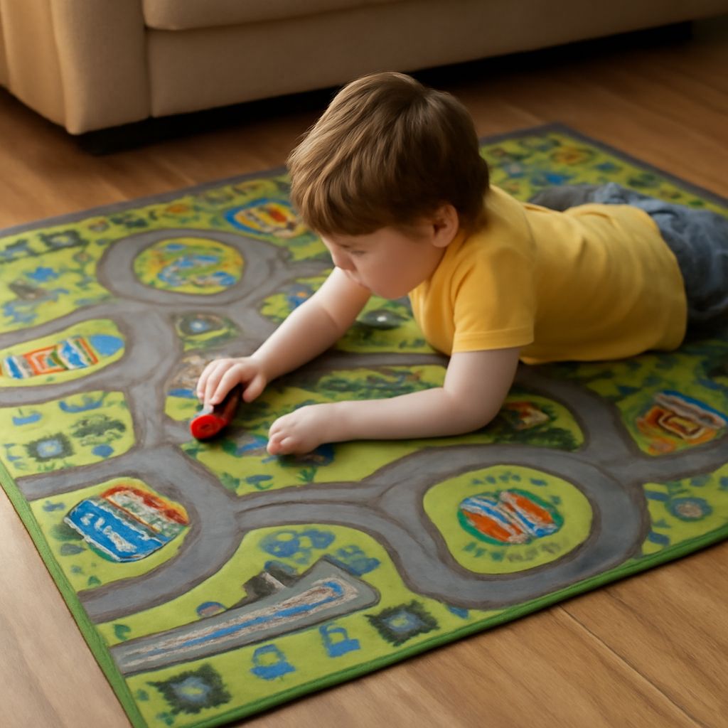 Car rugs and car play mats offer practical and fun solutions